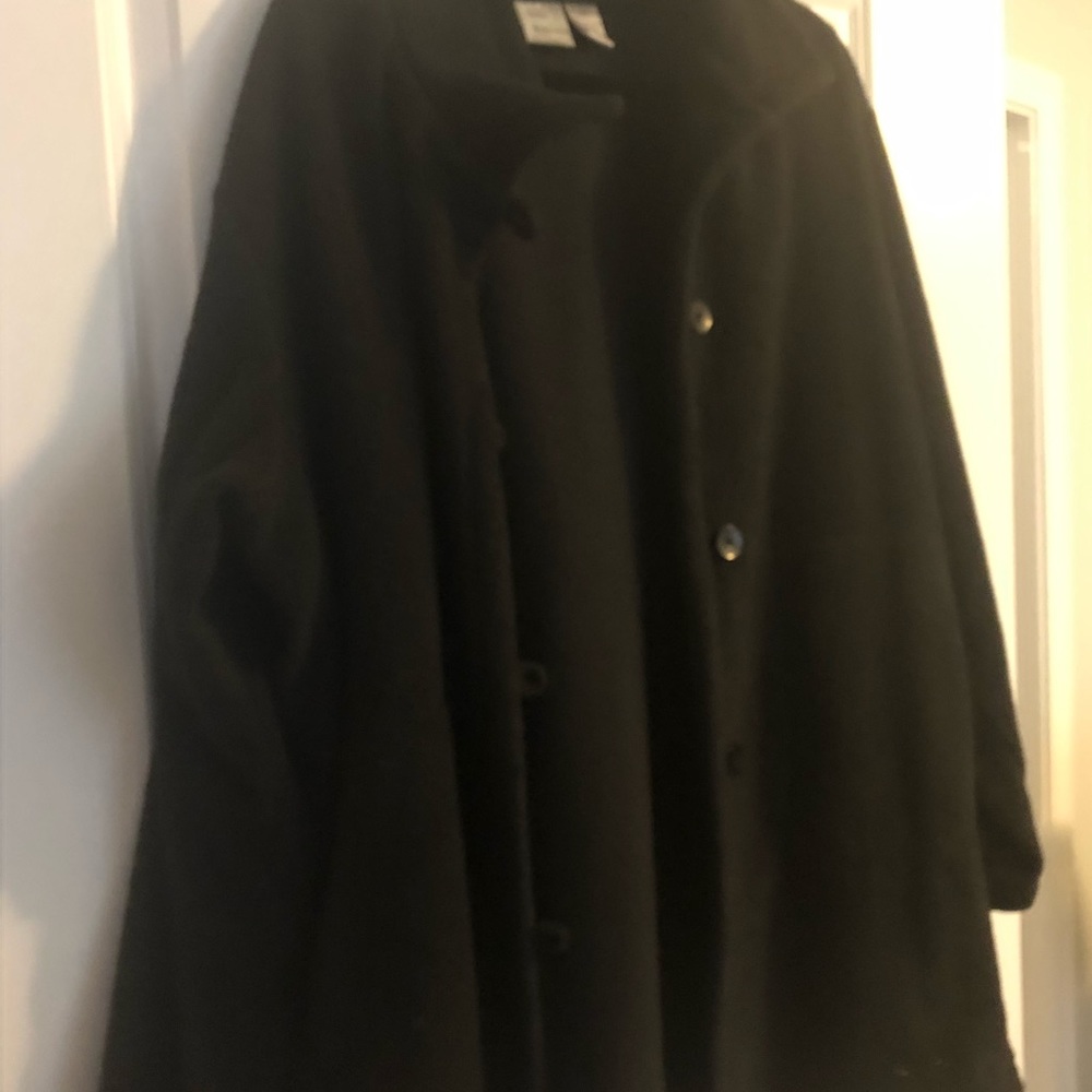Black fleece coat. Excellent condition Roamans 26W